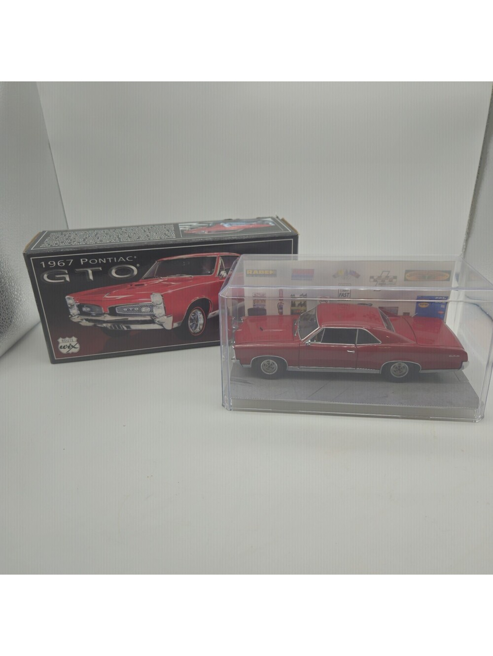 67 Pontiac GTO 1/24 Red By Wix Filters Display Case/Box "The Great One"